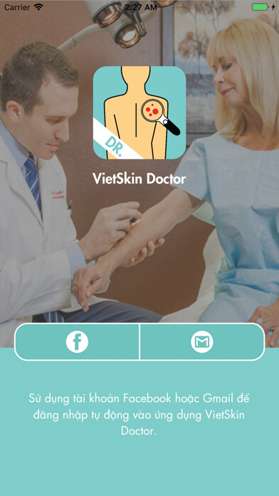 Emulate iPhone app VietSkin Doctor - Cho Bác Sĩ using MyAndroid