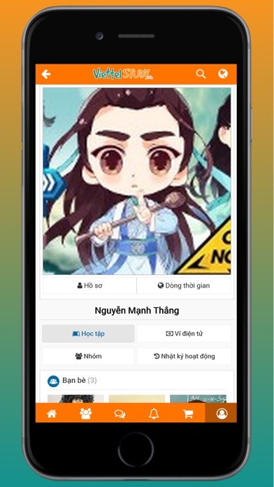 Emulate iPhone app ViettelStudy - Học trực tuyến using MyAndroid