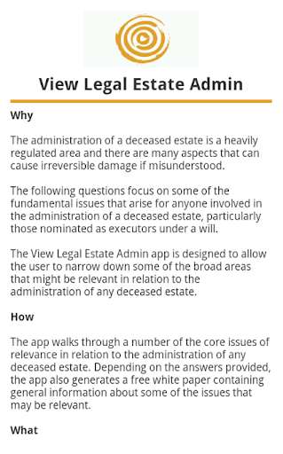 Run android online APK View Legal Estate Admin from MyAndroid or emulate View Legal Estate Admin using MyAndroid