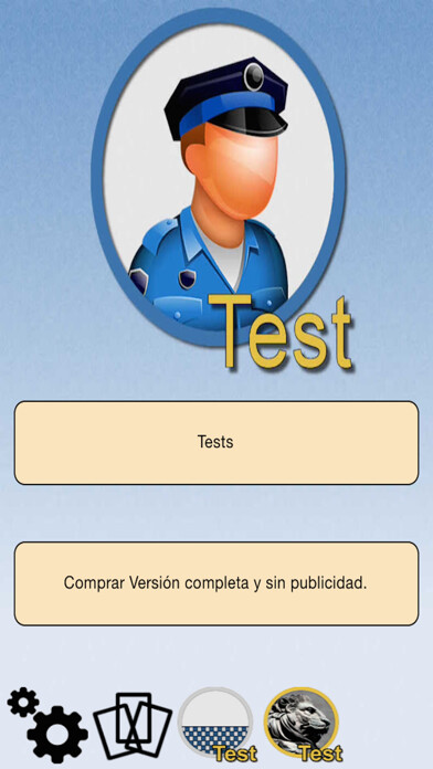 Emulate iPhone app Vigilante de Seguridad Test using MyAndroid