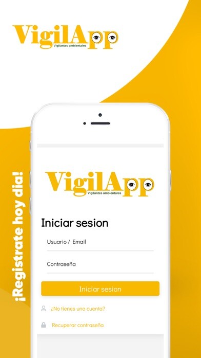 Emulate iPhone app VigilApp Vigilante Ambiental using MyAndroid Emulate iPhone app VigilApp Vigilante Ambiental using MyAndroid