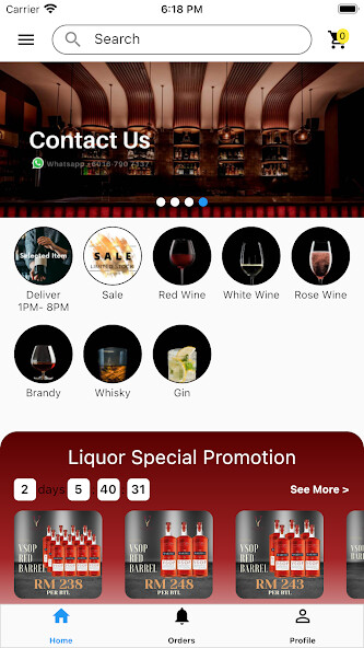 Run android online APK Vigneto Wine  Dine from MyAndroid or emulate Vigneto Wine  Dine using MyAndroid