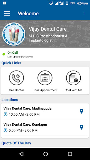 Run android online APK Vijay Dental Hospital from MyAndroid or emulate Vijay Dental Hospital using MyAndroid Run android online APK Vijay Dental Hospital from MyAndroid or emulate Vijay Dental Hospital using MyAndroid