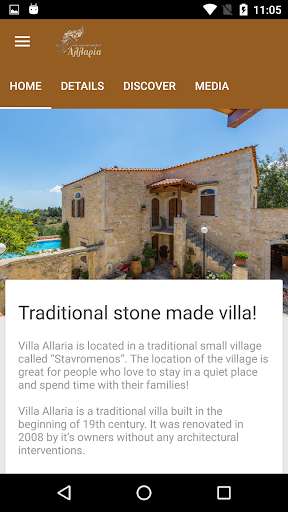 Emulate Android APK Villa Allaria