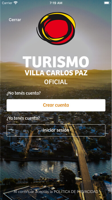 Emulate iPhone app Villa Carlos Paz Turismo using MyAndroid Emulate iPhone app Villa Carlos Paz Turismo using MyAndroid