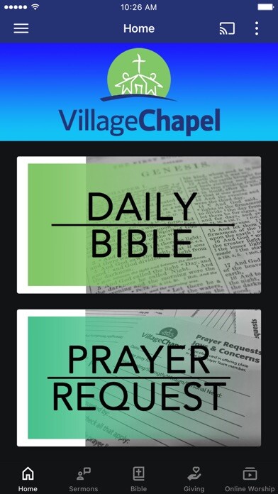 Emulate iPhone app Village Chapel Church using MyAndroid Emulate iPhone app Village Chapel Church using MyAndroid