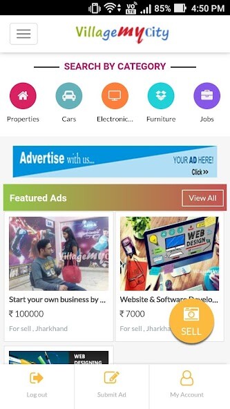 Emulate Android APK VillagemyCity