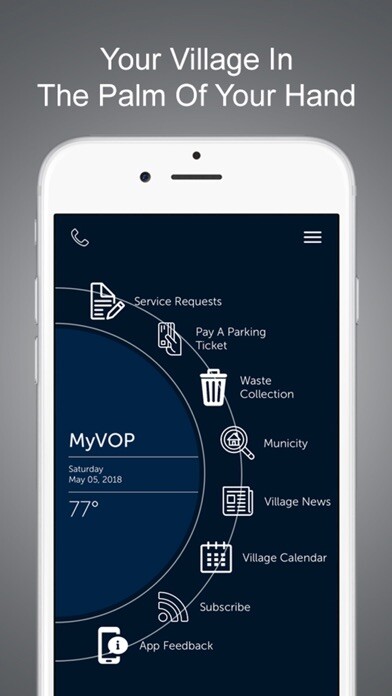 Emulate iPhone app Village of Pelham using MyAndroid