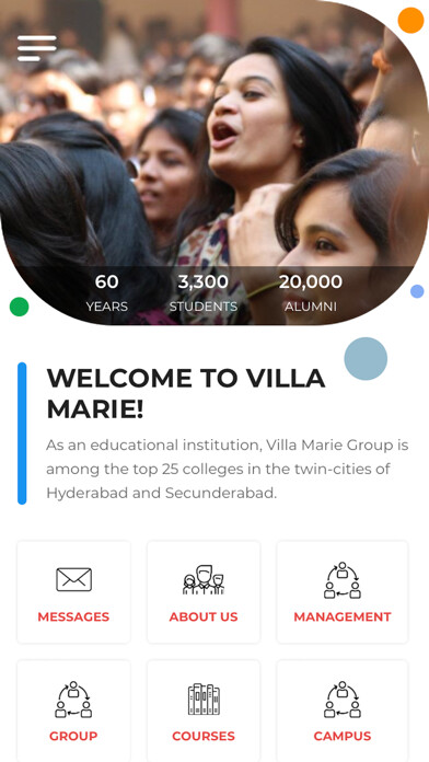 Emulate iPhone app Villa Marie College, Hyderabad using MyAndroid Emulate iPhone app Villa Marie College, Hyderabad using MyAndroid