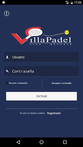 Emulate Android APK VillaPadel
