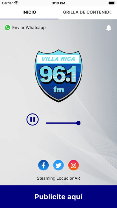 Emulate iPhone app Villa Rica FM 96.1Mhz using MyAndroid Emulate iPhone app Villa Rica FM 96.1Mhz using MyAndroid