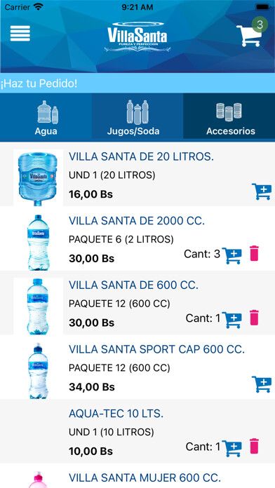 Emulate iPhone app VillaSanta Agua Natural using MyAndroid Emulate iPhone app VillaSanta Agua Natural using MyAndroid