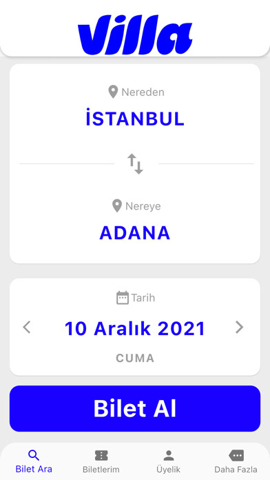 Emulate iPhone app Villa Seyahat using MyAndroid