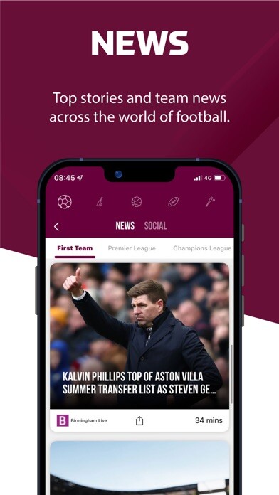 Emulate iPhone app Villa Till I Die - Live Scores using MyAndroid Emulate iPhone app Villa Till I Die - Live Scores using MyAndroid