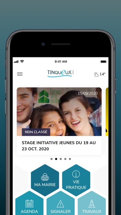 Emulate iPhone app Ville de Tinqueux using MyAndroid Emulate iPhone app Ville de Tinqueux using MyAndroid