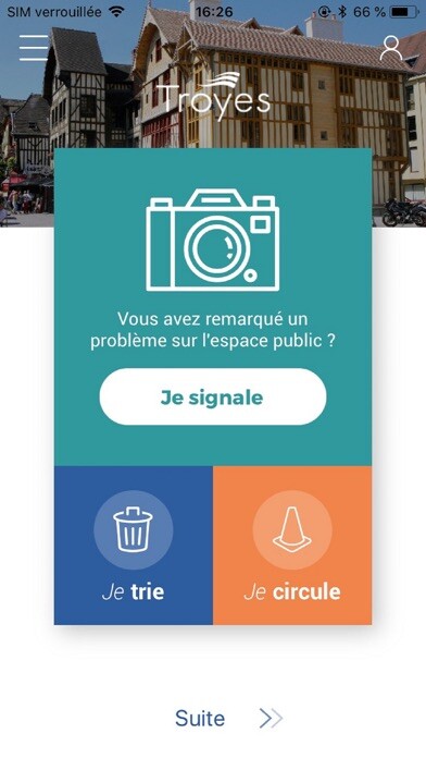 Emulate iPhone app Ville de Troyes using MyAndroid
