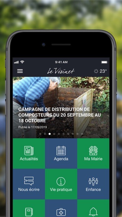 Emulate iPhone app Ville du Vésinet using MyAndroid Emulate iPhone app Ville du Vésinet using MyAndroid