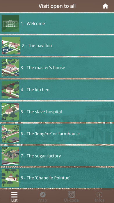 Emulate iPhone app Villele Museum using MyAndroid