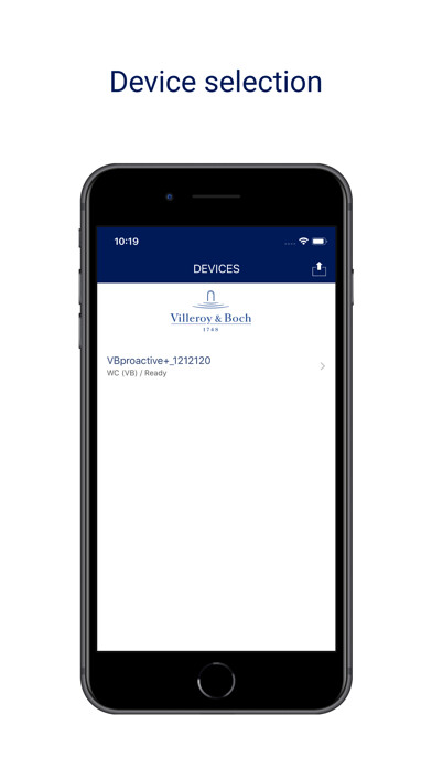 Emulate iPhone app Villeroy & Boch Pro App using MyAndroid