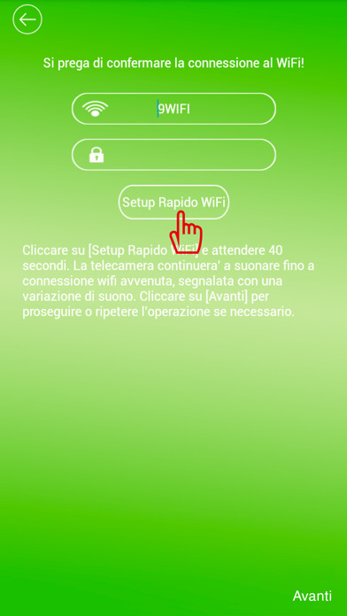 Emulate iPhone app Vimar Wi-Fi Cam using MyAndroid