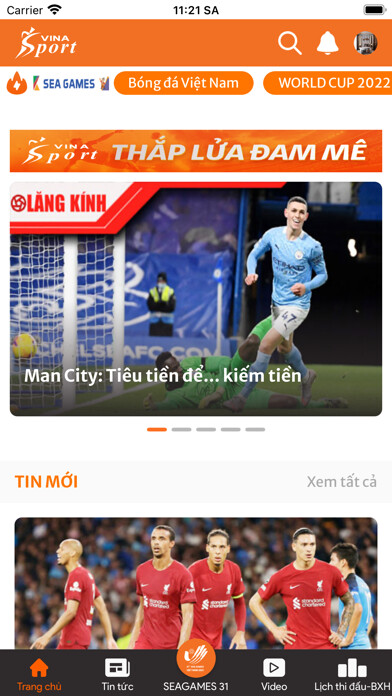 Emulate iPhone app VinaSport using MyAndroid Emulate iPhone app VinaSport using MyAndroid