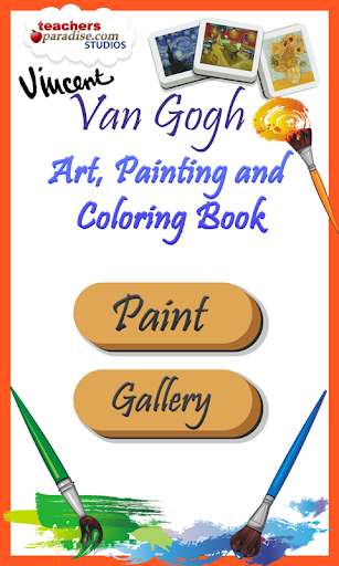 Emulate Android APK Vincent van Gogh Coloring Book