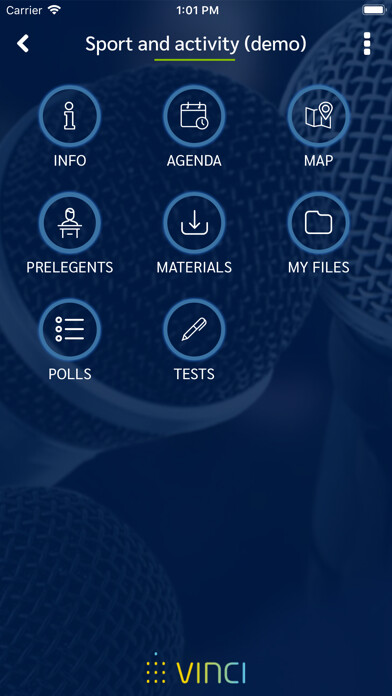 Emulate iPhone app VINCI Mobile using MyAndroid