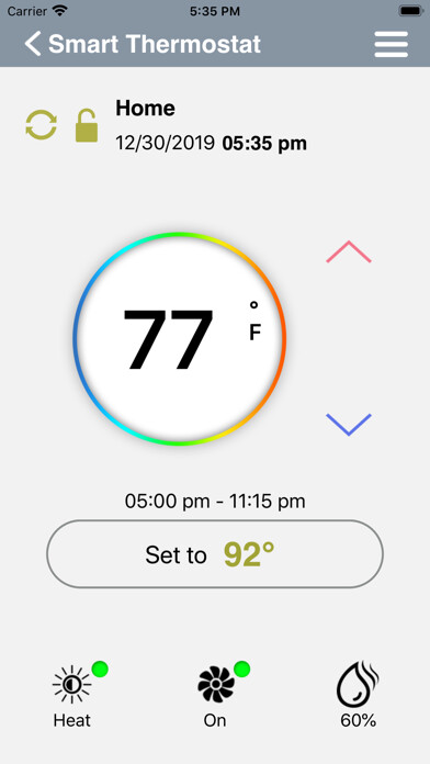 Emulate iPhone app Vine Smart Control using MyAndroid