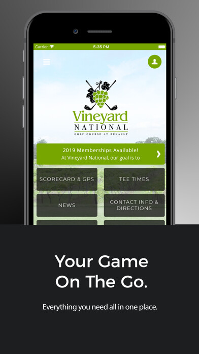 Emulate iPhone app Vineyard National using MyAndroid