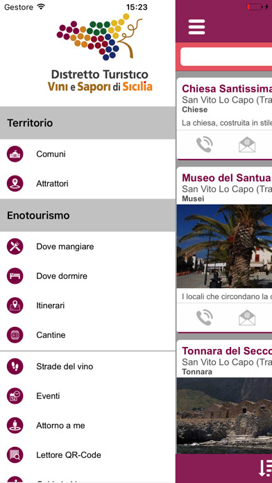 Emulate iPhone app Vini e Sapori Sicilia using MyAndroid Emulate iPhone app Vini e Sapori Sicilia using MyAndroid