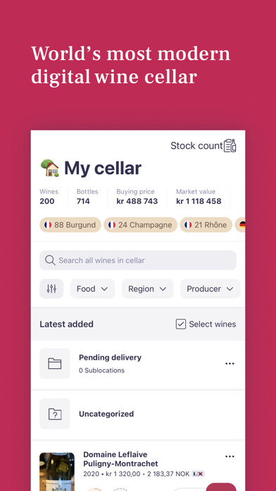 Emulate iPhone app Vinify: Wine cellar & reviews using MyAndroid Emulate iPhone app Vinify: Wine cellar & reviews using MyAndroid