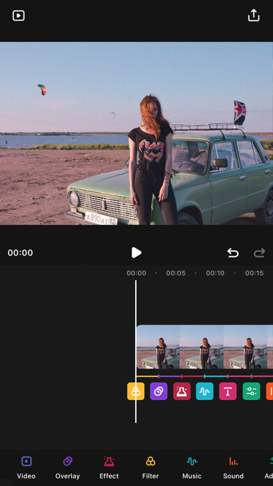 Emulate iPhone app VinkleCut Video Editor & Maker using MyAndroid