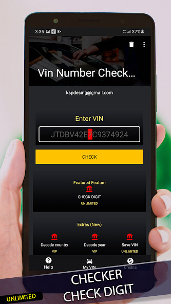 Run android online APK VIN Number Check - APU from MyAndroid or emulate VIN Number Check - APU using MyAndroid