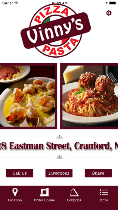 Emulate iPhone app Vinny’s Pizza & Pasta using MyAndroid Emulate iPhone app Vinny’s Pizza & Pasta using MyAndroid