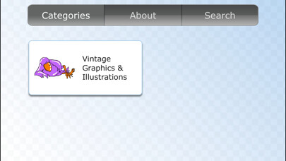 Emulate iPhone app Vintage Artworks Retro Cliparts Selection using MyAndroid
