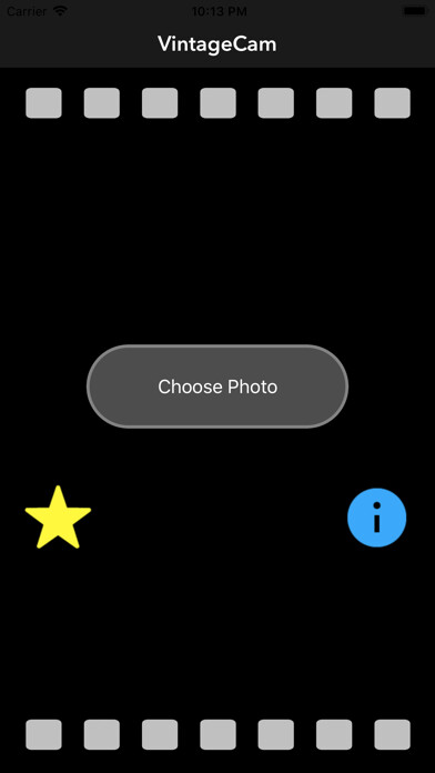 Emulate iPhone app VintageCamApp using MyAndroid