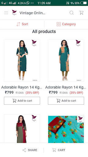 Run android online APK Vintage Online Store from MyAndroid or emulate Vintage Online Store using MyAndroid