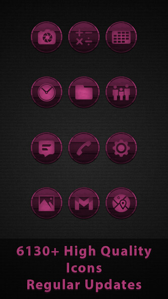 Run android online APK Vintage Pink Wooden Icons from MyAndroid or emulate Vintage Pink Wooden Icons using MyAndroid
