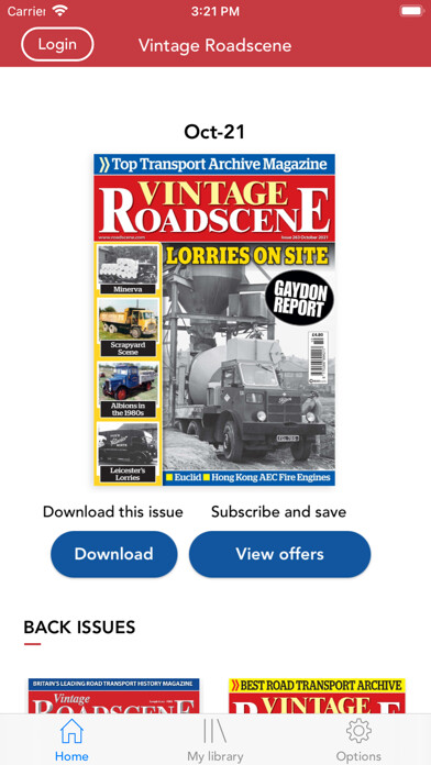 Emulate iPhone app Vintage Roadscene Magazine using MyAndroid Emulate iPhone app Vintage Roadscene Magazine using MyAndroid