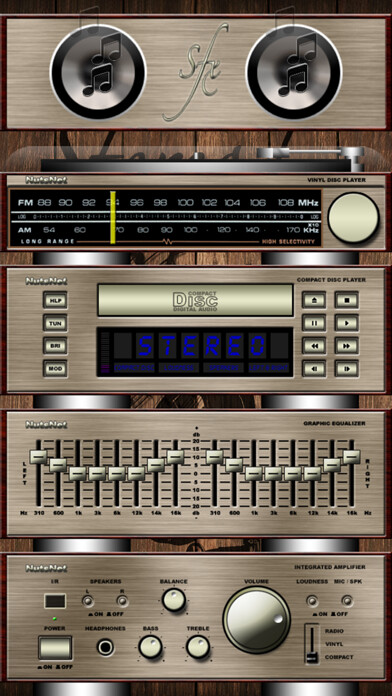 Emulate iPhone app Vintage Stereo using MyAndroid Emulate iPhone app Vintage Stereo using MyAndroid