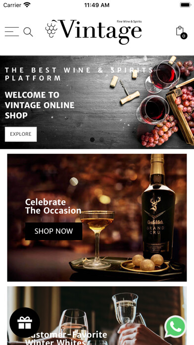 Emulate iPhone app Vintage Wine & Spirits using MyAndroid Emulate iPhone app Vintage Wine & Spirits using MyAndroid