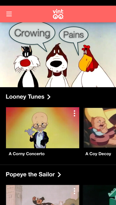 Emulate iPhone app VintOO Cartoons! using MyAndroid