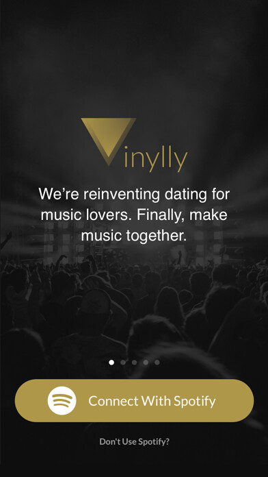 Emulate iPhone app Vinylly-Dates for Music Lovers using MyAndroid