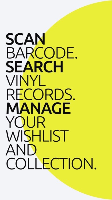 Emulate iPhone app Vinyl - Scan and see the info using MyAndroid