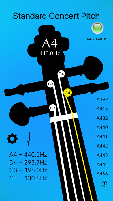 Emulate iPhone app Viola Tuner Basic using MyAndroid Emulate iPhone app Viola Tuner Basic using MyAndroid