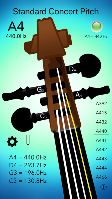 Emulate iPhone app Viola Tuner Professional using MyAndroid Emulate iPhone app Viola Tuner Professional using MyAndroid
