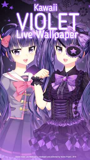 Emulate Android APK Violet Kawaii Live Wallpaper Emulate Android APK Violet Kawaii Live Wallpaper