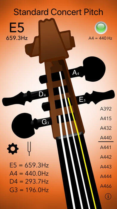 Emulate iPhone app Violin Tuner Professional using MyAndroid Emulate iPhone app Violin Tuner Professional using MyAndroid