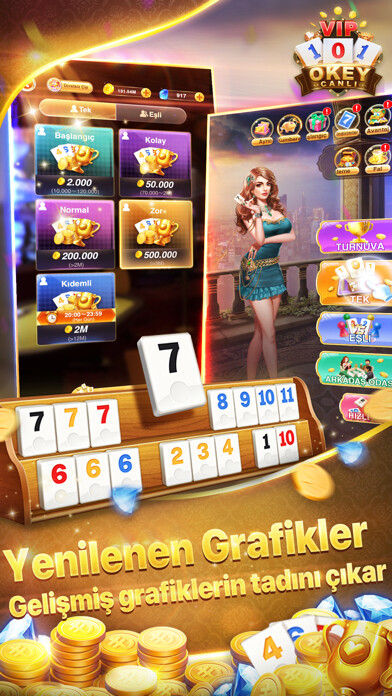 Emulate iPhone app VIP 101 Okey Canlı using MyAndroid
