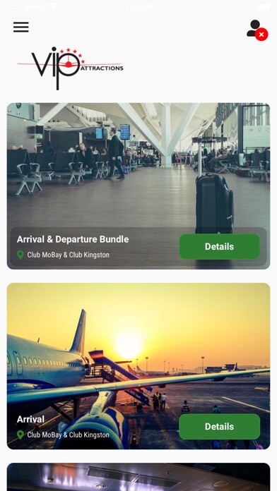 Emulate iPhone app VIP Attractions Booking App using MyAndroid